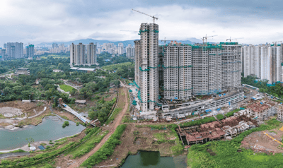 Image of 720 Sq.ft 2 BHK Apartment / Flat for sale in Rustomjee Urbania, Thane West, Thane for Rs. 12500000