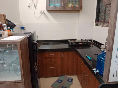 Kitchen Image of 725 Sq.ft 1.5 BHK Apartment / Flat for sale in Mahalaxmi Celebration Residency by Mahalaxmi Buildhome Ltd., Mahaveer Colony Park Udaipur for Rs. 3500000