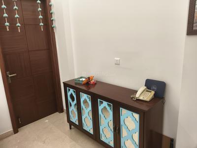 Bedroom Image of 700 Sq.ft 1 BHK Builder Floor for rent in Lajpat Nagar New Delhi for Rs. 56000