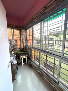 Balcony Image of 1354 Sq.ft 3 BHK Apartment / Flat for rent in Chinar Park Kolkata for Rs. 26000