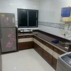Kitchen Image of 950 Sq.ft 1.5 BHK Apartment / Flat for rent in Adajan Surat for Rs. 15500