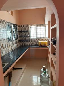 Kitchen Image of 600 Sq.ft 1 BHK Independent House for rent in Nanganallur Chennai for Rs. 14500