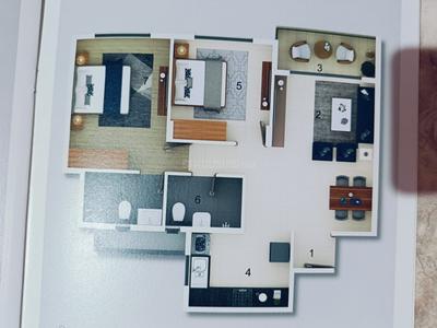Image of 925 Sq.ft 2 BHK Apartment / Flat for sale in Adarsh Tropica Phase 1, Choodasandra, Bengaluru for Rs. 10000000