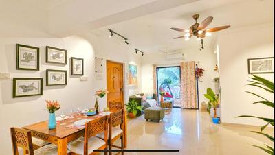 Hall Image of 1200 Sq.ft 2 BHK Apartment / Flat for rent in Marna Siolim Goa for Rs. 70000