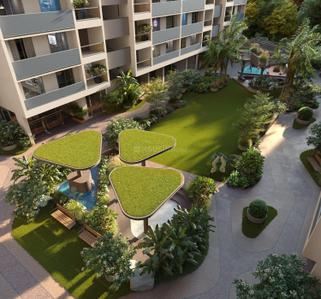 Image of 891 Sq.ft 2 BHK Apartment / Flat for sale in The Amber, Jagatpur, Ahmedabad for Rs. 6156000
