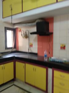 Kitchen Image of 1500 Sq.ft 3 BHK Builder Floor for rent in Alaknanda New Delhi for Rs. 60000