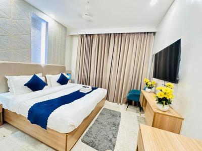 Bedroom Image of 600 Sq.ft 1 BHK Builder Floor for rent in Sector 41 Gurgaon for Rs. 40000