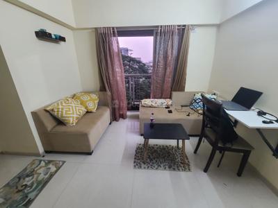 Hall Image of 480 Sq.ft 1 BHK Apartment / Flat for rent in Dynamic Crest Phase I Rimo Everest, Khidkali Thane for Rs. 19000
