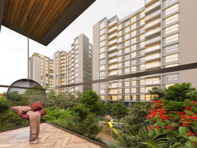 Balcony Image of 1815 Sq.ft 4 BHK Apartment / Flat for sale in Kavisha The Canvas, South Bopal Ahmedabad for Rs. 14850000