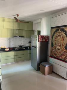 Kitchen Image of 1800 Sq.ft 3 BHK Apartment / Flat for sale in Shreedhar Nest, Koteshwar Ahmedabad for Rs. 10000000