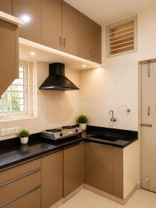 Kitchen Image of 450 Sq.ft 1 BHK Apartment / Flat for rent in Electronic City Bengaluru for Rs. 23000