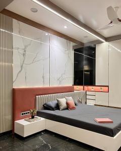 Bedroom Image of 1471 Sq.ft 3 BHK Apartment / Flat for rent in Nilamber Bellissimo III, Bhayli Vadodara for Rs. 85000