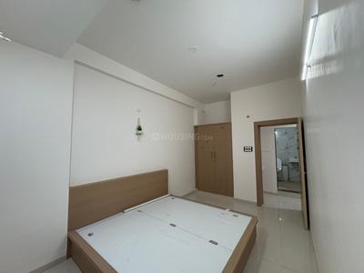 Bedroom Image of 450 Sq.ft 1 BHK Builder Floor for rent in Mahalakshmi Nagar Indore for Rs. 13500