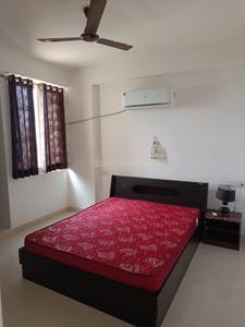 Bedroom Image of 1100 Sq.ft 2 BHK Apartment / Flat for rent in AASHISH Pamposh, Jagatpura Jaipur for Rs. 29000