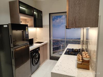Kitchen Image of 550 Sq.ft 1 BHK Apartment / Flat for sale in Mighty The Royal Oaks Residency, Sewri Mumbai for Rs. 15400000