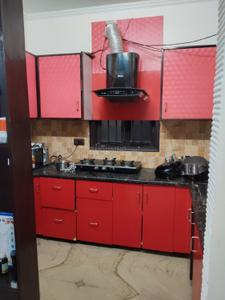 Kitchen Image of 900 Sq.ft 3 BHK Builder Floor for sale in Dabri New Delhi for Rs. 7500000