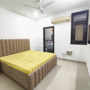 Bedroom Image of 2000 Sq.ft 3 BHK Builder Floor for rent in Lajpat Nagar New Delhi for Rs. 120000