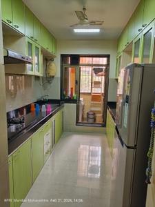 Kitchen Image of 1000 Sq.ft 2 BHK Apartment / Flat for rent in Raheja Acropolis, Chembur Mumbai for Rs. 100000