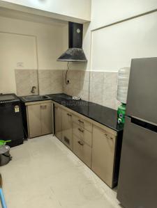 Kitchen Image of 560 Sq.ft 1 BHK Apartment / Flat for rent in Alcove New Kolkata Sangam, Serampore Hooghly for Rs. 16000