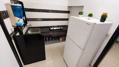 Kitchen Image of 800 Sq.ft 2 BHK Independent House for rent in Fatehgunj Vadodara for Rs. 18500