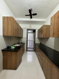 Kitchen Image of 530 Sq.ft 1 BHK Apartment / Flat for rent in Kasarvadavali Thane for Rs. 23000