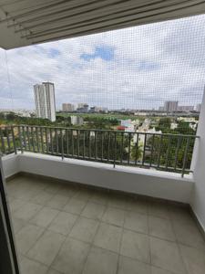 Balcony Image of 1600 Sq.ft 3 BHK Apartment / Flat for rent in Sipani Pennantia, Hulimavu Bengaluru for Rs. 58000