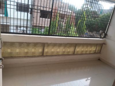 Balcony Image of 850 Sq.ft 1 BHK Villa for rent in Shyamal Ahmedabad for Rs. 17000