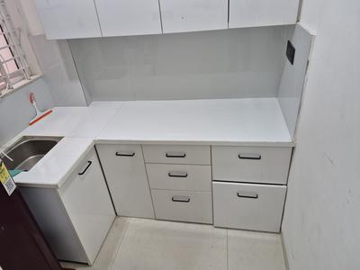 Kitchen Image of 200 Sq.ft 1 RK Builder Floor for rent in Vijay Nagar Indore for Rs. 16000