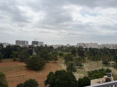Balcony Image of 600 Sq.ft 1 BHK Apartment / Flat for rent in Whitefield Bengaluru for Rs. 27500