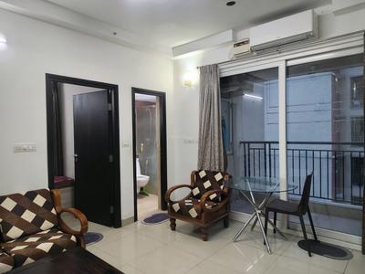 Living Room Image of 600 Sq.ft 1 BHK Apartment / Flat for rent in Prestige Bella Vista, Iyyappanthangal Chennai for Rs. 30000
