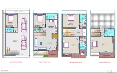 Floor Plan Image of 4500 Sq.ft 5 BHK Independent House for sale in New Althan Surat for Rs. 15900000
