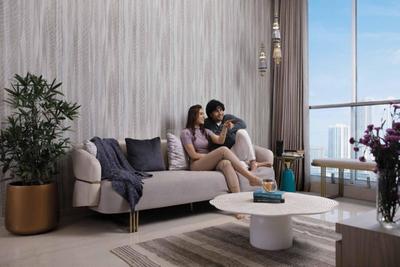 Balcony Image of 856 Sq.ft 2 BHK Apartment / Flat for sale in Monte South, Byculla Mumbai for Rs. 38000000