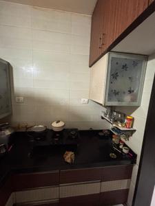 Kitchen Image of 1080 Sq.ft 2 BHK Apartment / Flat for rent in Shukan Lotus, Chandlodia Ahmedabad for Rs. 24000