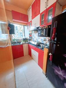 Kitchen Image of 1150 Sq.ft 3 BHK Apartment / Flat for sale in Baguiati Kolkata for Rs. 5500000