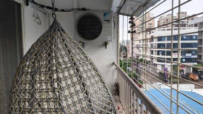 Balcony Image of 680 Sq.ft 1 BHK Apartment / Flat for rent in Swami Samruddhi, Undri Pune for Rs. 15000