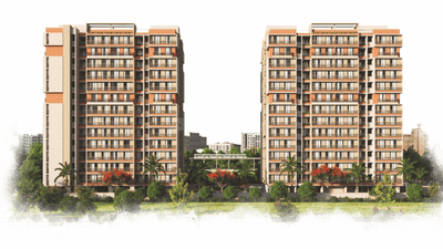 Image of 1566 Sq.ft 2 BHK Apartment / Flat for sale in Texas Repose, Raysan, Gandhinagar for Rs. 7500000