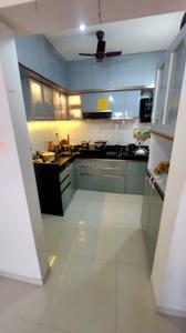 Kitchen Image of 1200 Sq.ft 3 BHK Apartment / Flat for rent in Mantra Essence, Undri Pune for Rs. 32000