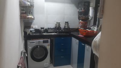 Kitchen Image of 600 Sq.ft 1 BHK Apartment / Flat for sale in Prayag Heights, Malad East Mumbai for Rs. 13000000