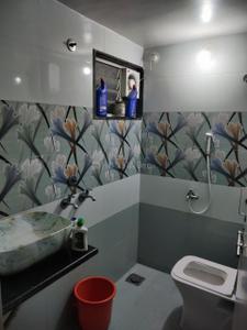 Bathroom Image of MY Homes Ladies PG  in Wadgaon Sheri, Pune