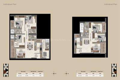 Image of 1075 Sq.ft 2 BHK Apartment / Flat for sale in Kalvik Adidev, Patia, Bhubaneswar for Rs. 12748000