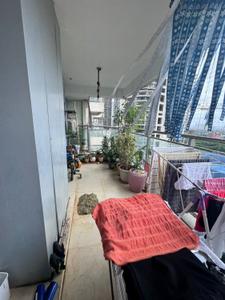 Balcony Image of 1100 Sq.ft 2 BHK Apartment / Flat for rent in Omkar Veda Exclusive, Parel Mumbai for Rs. 110000