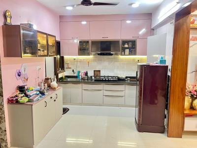 Kitchen Image of 1800 Sq.ft 3 BHK Penthouse for rent in Eklingji Radhe Skyline, Sanand Ahmedabad for Rs. 30000