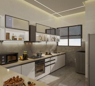 Kitchen Image of 1092 Sq.ft 2 BHK Apartment / Flat for sale in Akanksha The Camelia, Wakad Pune for Rs. 6000000