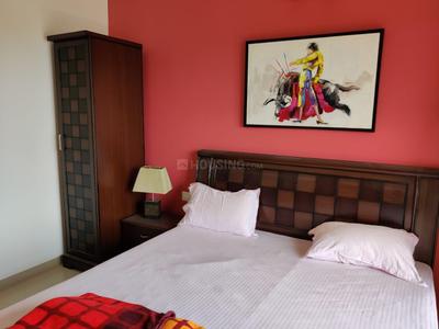 Bedroom Image of 1350 Sq.ft 2.5 BHK Apartment / Flat for rent in Adani The Meadows, Shantigram Ahmedabad for Rs. 42000