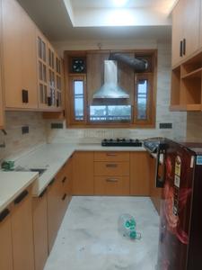 Kitchen Image of 1800 Sq.ft 3 BHK Builder Floor for rent in Paschim Vihar New Delhi for Rs. 55900