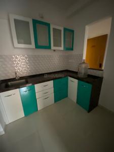 Kitchen Image of 932 Sq.ft 2 BHK Apartment / Flat for rent in Godrej Boulevard, Manjari Budruk Pune for Rs. 25000