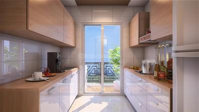 Kitchen Image of 680 Sq.ft 1 BHK Apartment / Flat for sale in Samaira Opulence, Vasai East Vasai for Rs. 4000000