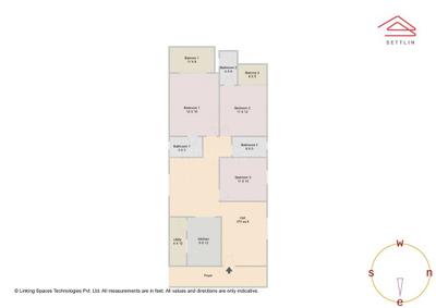 Image of 1560 Sq.ft 3 BHK Apartment / Flat for sale in Sekhar Hyde Park by Sekhar Group, Whitefield, Bengaluru for Rs. 13400000