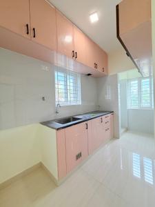 Kitchen Image of 650 Sq.ft 1 BHK Builder Floor for rent in HSR Layout Bengaluru for Rs. 36000