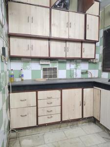 Kitchen Image of 1200 Sq.ft 3 BHK Apartment / Flat for rent in Masoodpur New Delhi for Rs. 44000